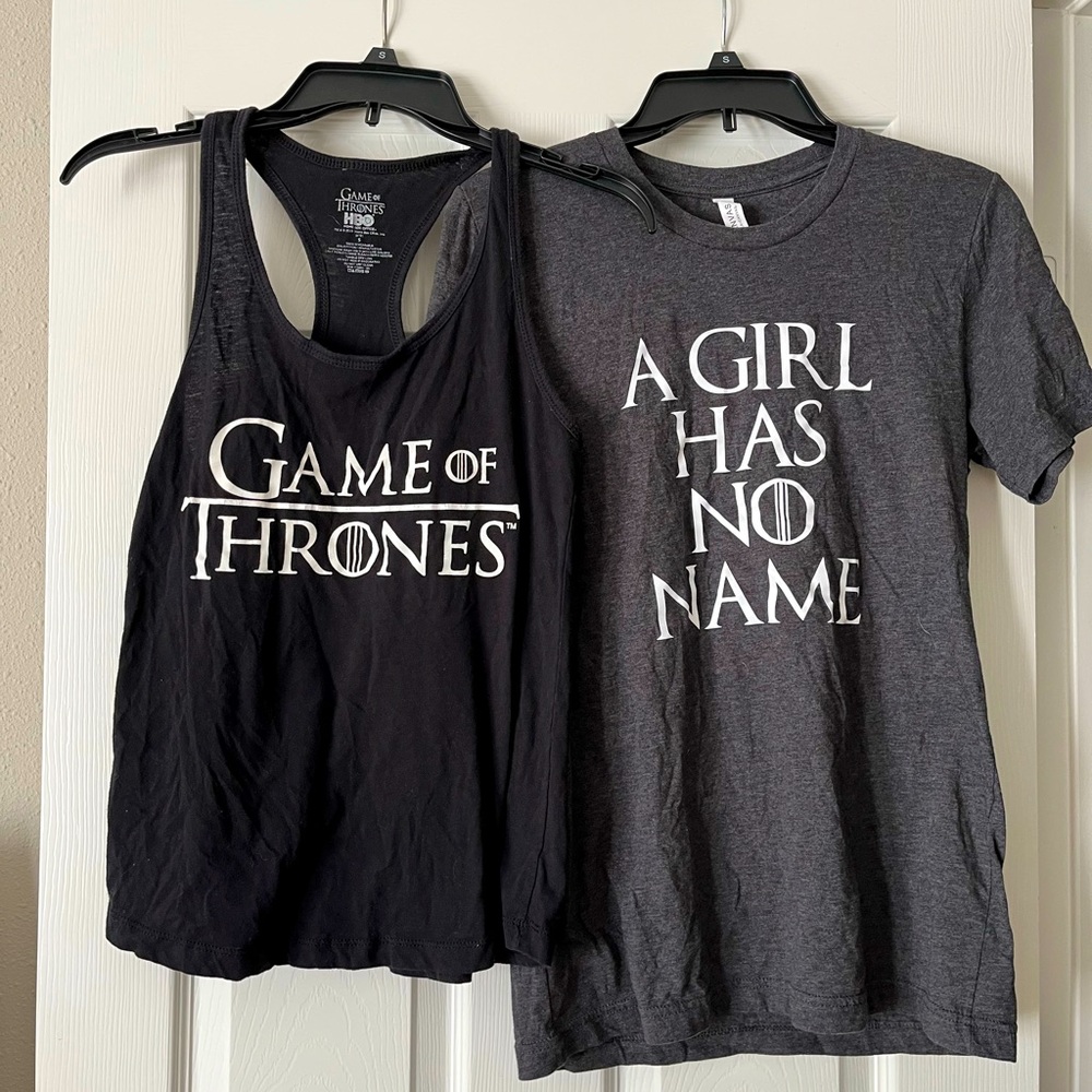 Games of Thrones tank and tee